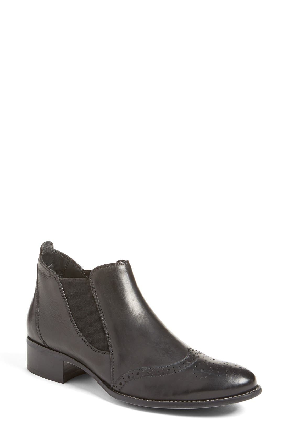 Paul Green 'Jay' Wingtip Chelsea Boot, Main, color, 
