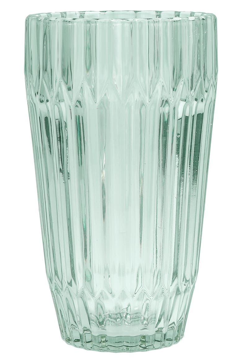 Archie Set of 6 Green Iced Beverage Glasses, Alternate, color, VERDE