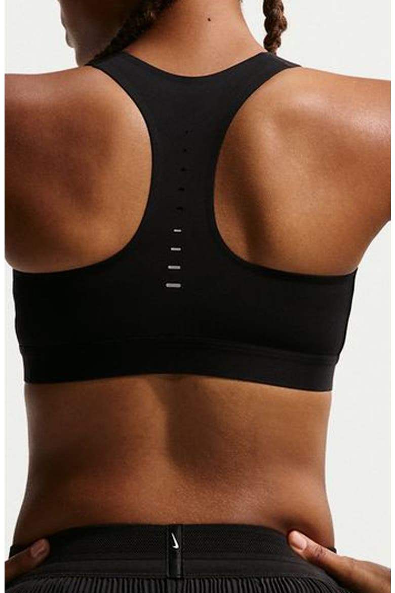 Swift Dri-FIT High Support Sports Bra, Alternate, color, BLACK/SILVER