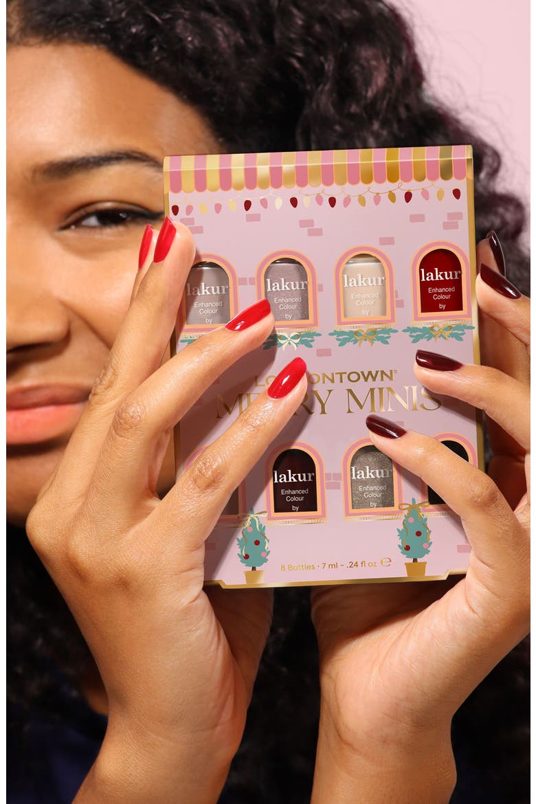 Merry Minis 8-Piece Nail Color Set $96 Value, Alternate, color, MULTICOLOR SET