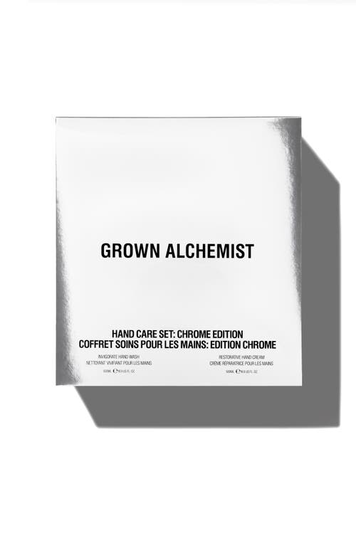 Grown Alchemist Hand Care Set: Chrome Edition $110 Value In Transparent