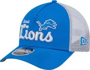 New Era Men's New Era  Blue Detroit Lions Side Lines 9FORTY Adjustable Hat