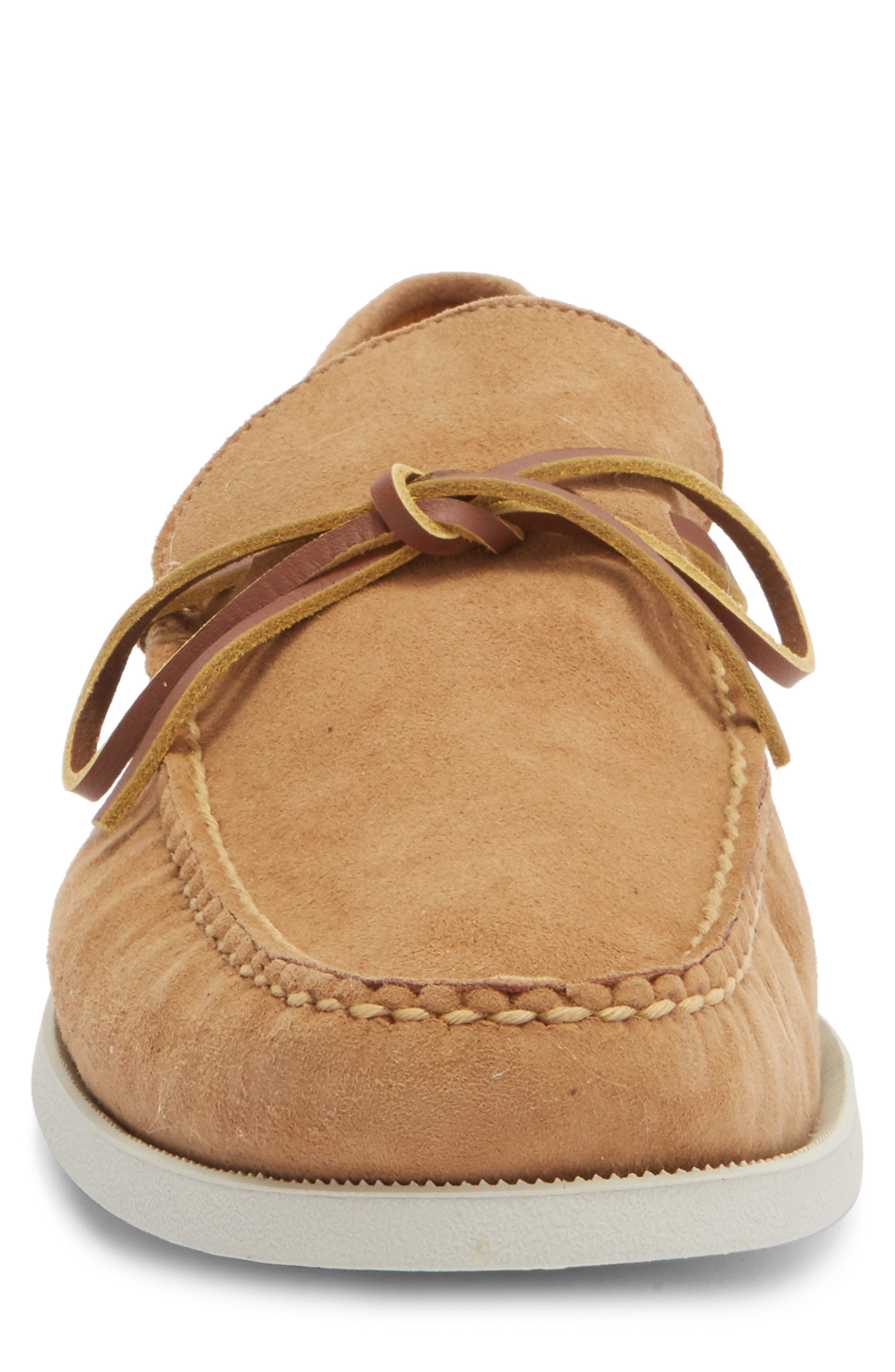 Peter Millar Excursionist Boat Shoe, Alternate, color, Whiskey