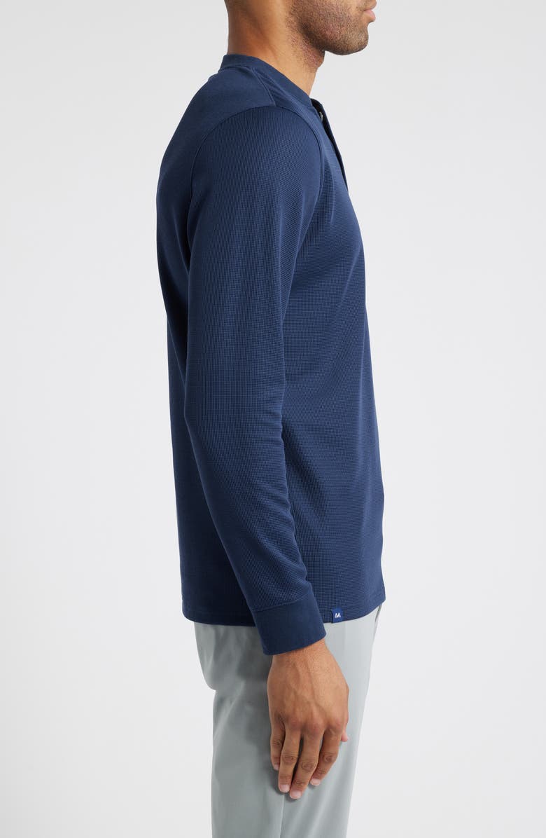Mizzen+Main Henderson Long Sleeve Henley, Alternate, color, Navy Solid