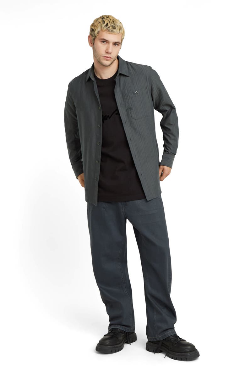 G-STAR Flocked G-Script Organic Cotton T-Shirt, Alternate, color,