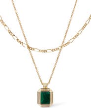 Ana Luisa Layered Necklace Set - Temple Green