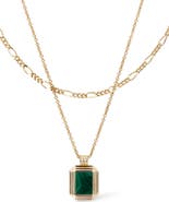 Ana Luisa Layered Necklace Set - Temple Green