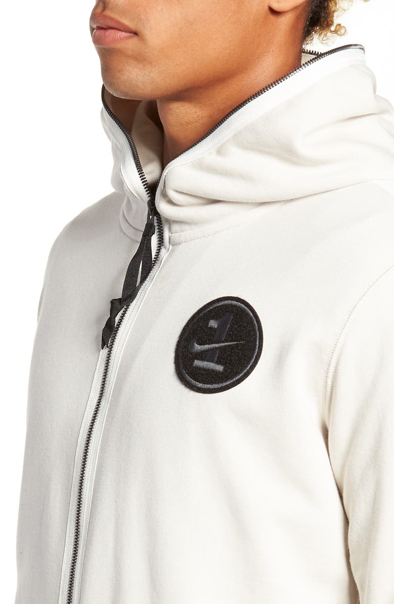 Nike Air Force One Zip Hoodie Jacket, Alternate, color,