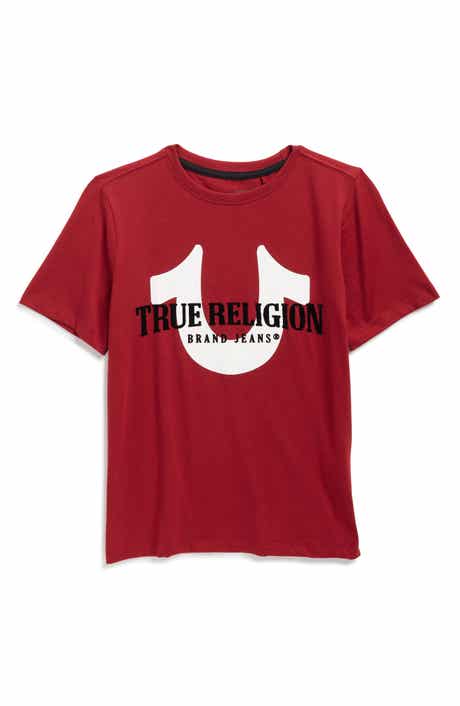 True Religion Kids' Horseshoe Cotton Graphic T-Shirt