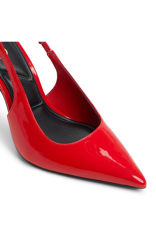 Aldo Puckerup Slingback Pointed Toe Pump In Red