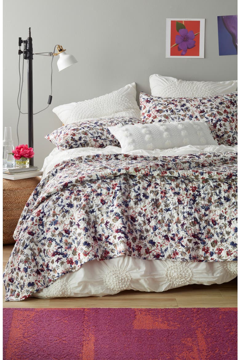 'Chloe' Duvet Cover, Alternate, color, WHITE