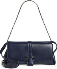 FERRAGAMO Medium Lily Leather Shoulder Bag