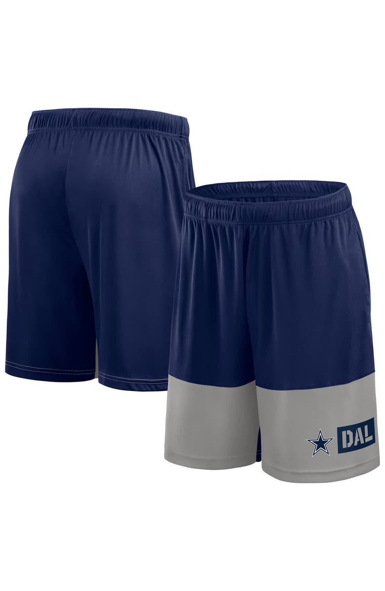 FANATICS Men's Fanatics Navy/Silver Dallas Cowboys Big & Tall Best of the Best Performance Shorts, Alternate, color, Navy