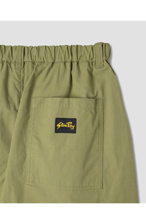 Stan Ray Jungle Cotton Shorts In Olive