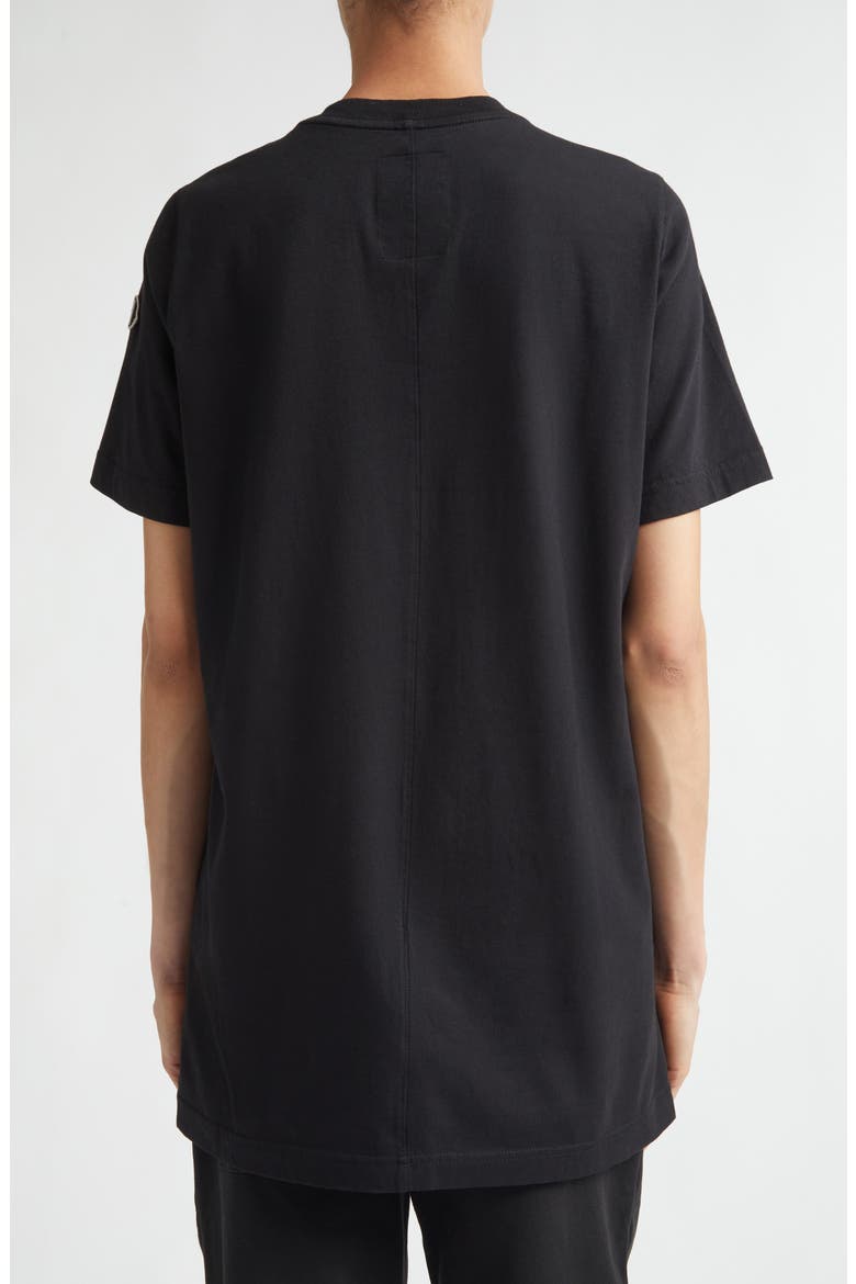 x Rick Owens Logo Embroidered T-Shirt, Alternate, color, BLACK