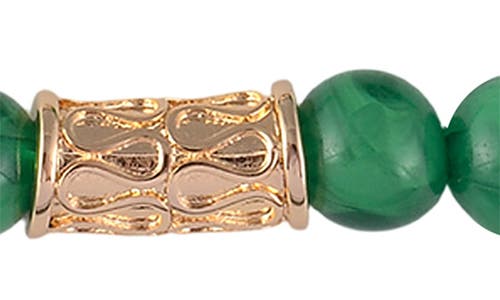 Rachel Roy Beaded Collar Necklace In Green