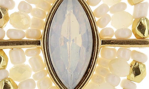 Olivia Welles Sauron Bead Drop Earrings In Gold