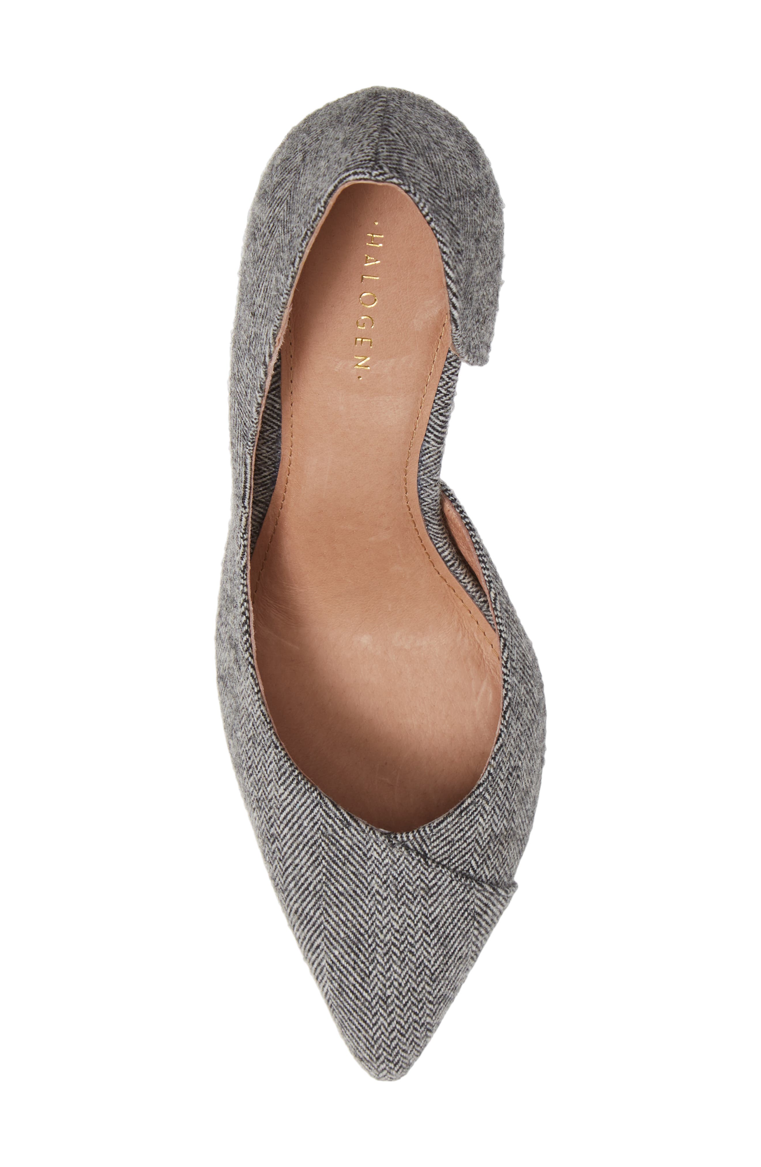 Halogen<sup>®</sup> Autumn Pump, Alternate, color, Grey Herringbone Fabric