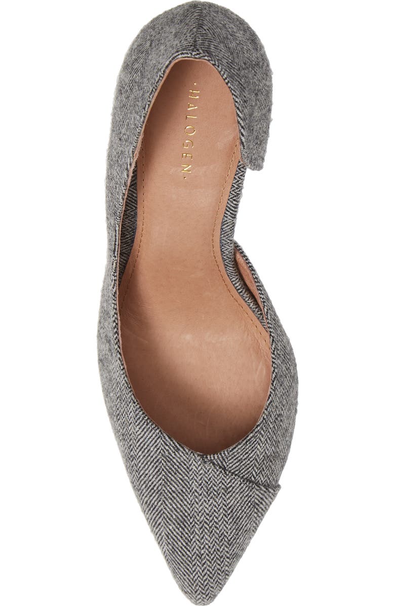 Halogen<sup>®</sup> Autumn Pump, Alternate, color, Grey Herringbone Fabric