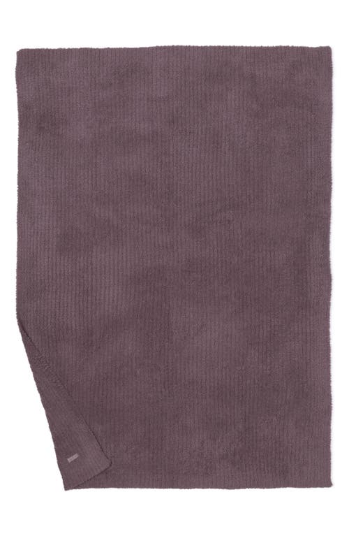 Barefoot Dreams Cozychic™ Rib Throw Blanket In Purple