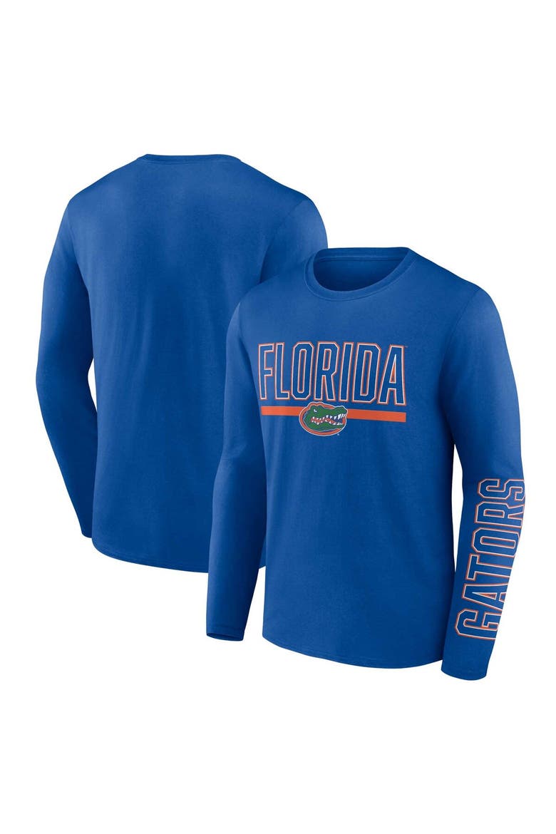 Men's Profile Royal Florida Gators Big & Tall Two-Hit Graphic Long Sleeve T-Shirt, Alternate, color, Royal