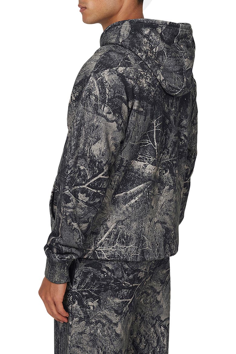 Men's Woodland Blackout Camo Relaxed Hoodie, Alternate, color, Camo