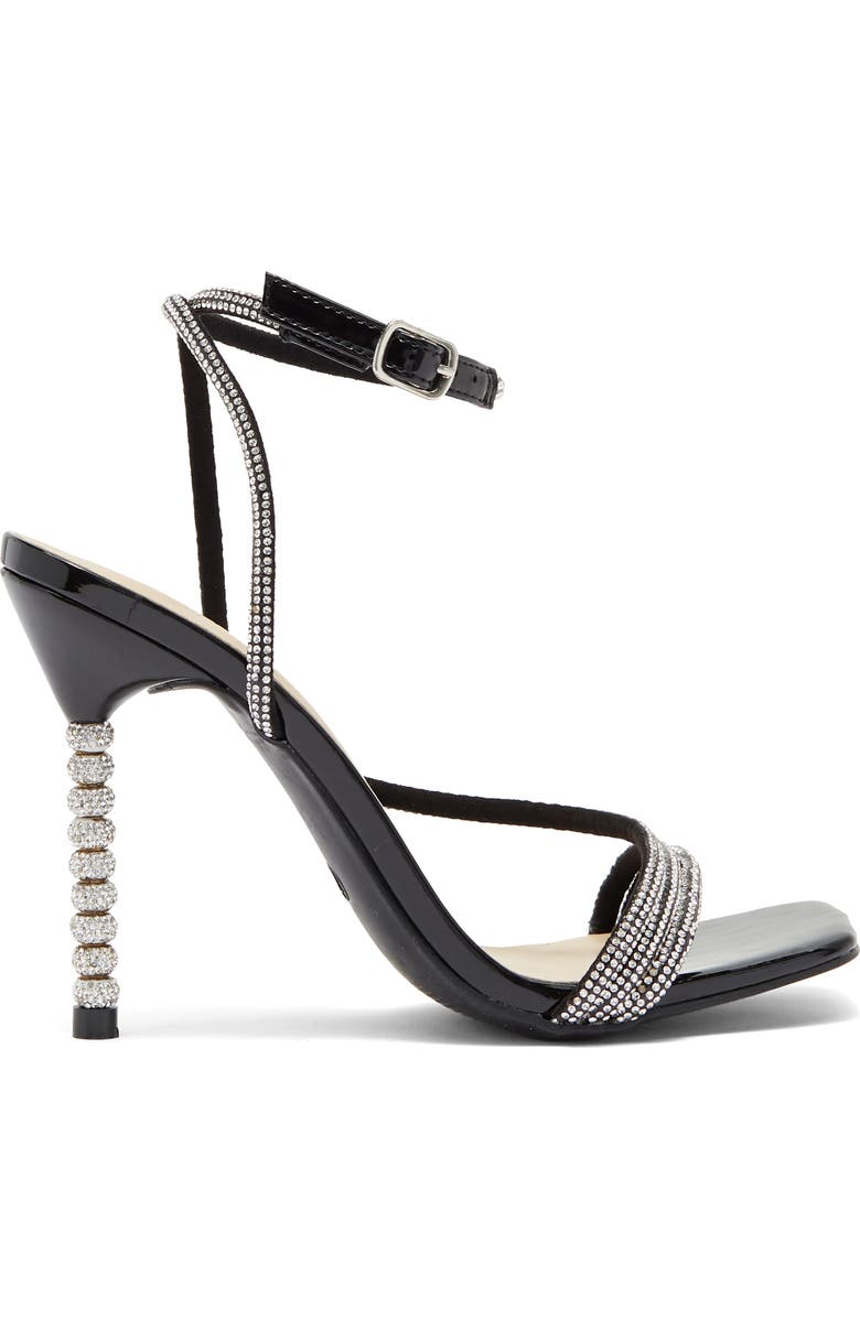 WILD DIVA LOUNGE Flair Crystal Stiletto Sandal, Alternate, color,