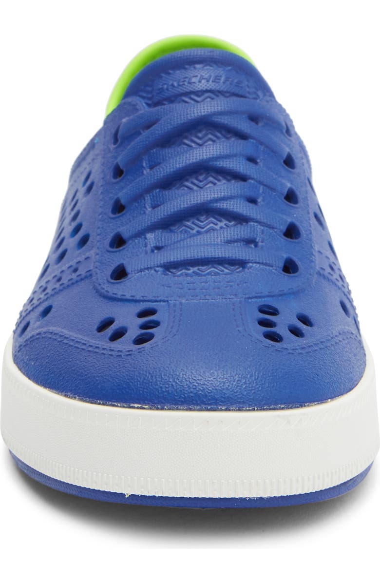 SKECHERS Kids' Guzman Steps Slip-On Sneaker, Alternate, color, Blue Lime