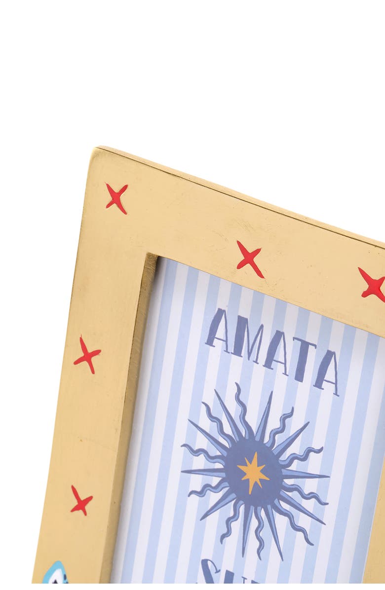Zsa Zsa Zsu Rampur Metal Frame 8X6 In, Alternate, color, Beige