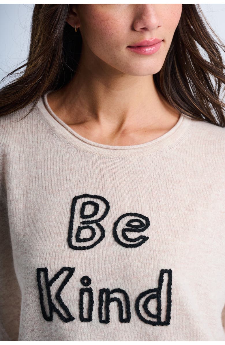 Lisa Todd Be Kind Sweater, Alternate, color, Hay