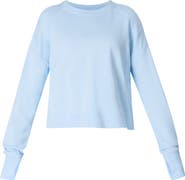 Sweaty Betty After Class Cotton Blend Crop Sweatshirt
