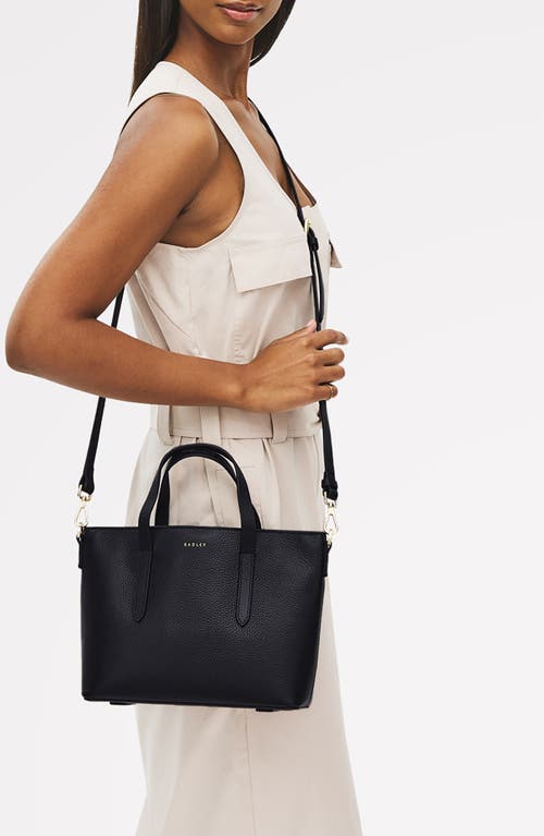 Radley Silk Street Small Open Top Satchel Bag In Black