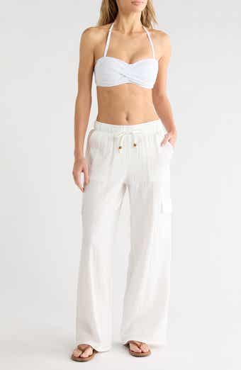 Betsey Johnson Gauze Cargo Pants