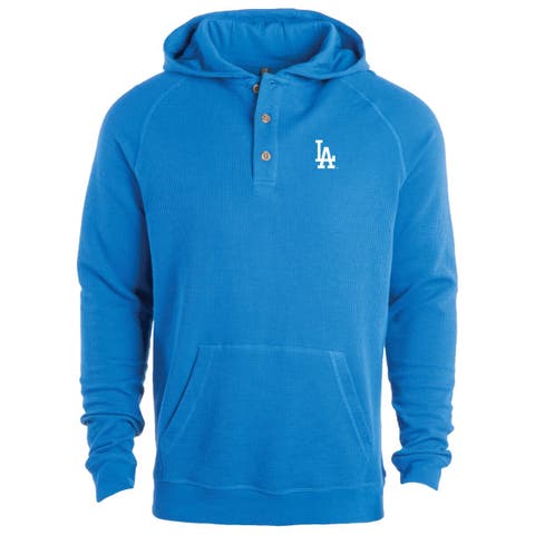 Men's Dunbrooke  Royal Los Angeles Dodgers Montana Raglan Pullover Hoodie