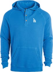 DUNBROOKE Men's Dunbrooke  Royal Los Angeles Dodgers Montana Raglan Pullover Hoodie