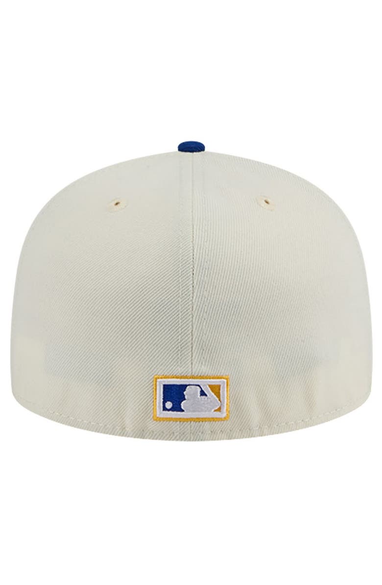 New Era Men's New Era Cream Seattle Mariners Cooperstown Collection Alternate Chrome 59FIFTY Fitted Hat, Alternate, color, 
