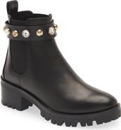 KARL LAGERFELD PARIS Porshay Lug Sole Bootie