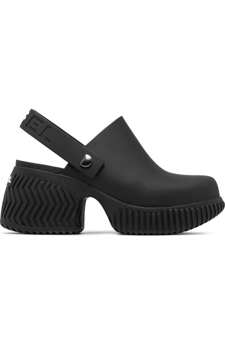 SOREL Ona Streetworks Slingback Platform Clog, Alternate, color, Black/ Sea Salt