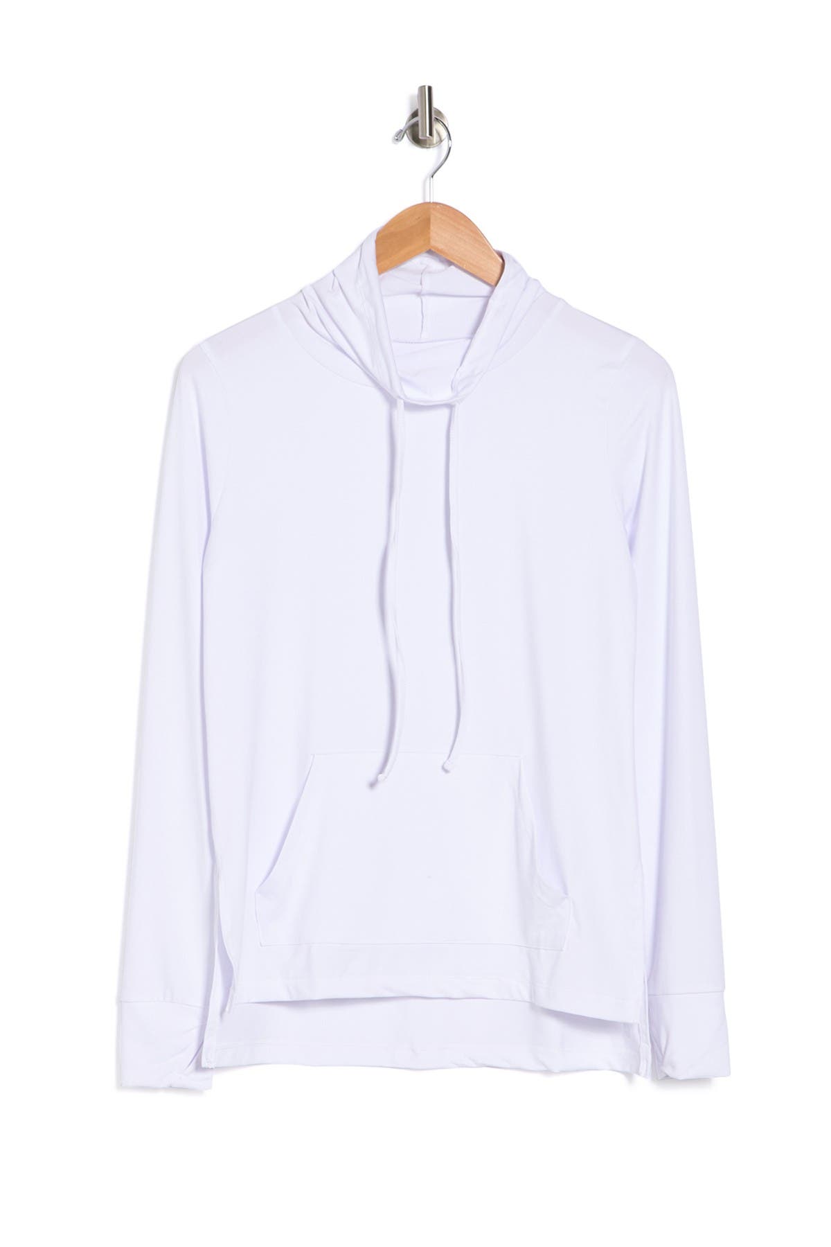 X by Gottex Funnel Neck High-Low Pullover (Women) | Nordstromrack