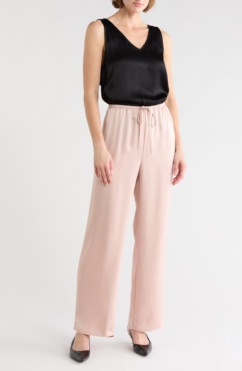 Satin Drawstring Pants