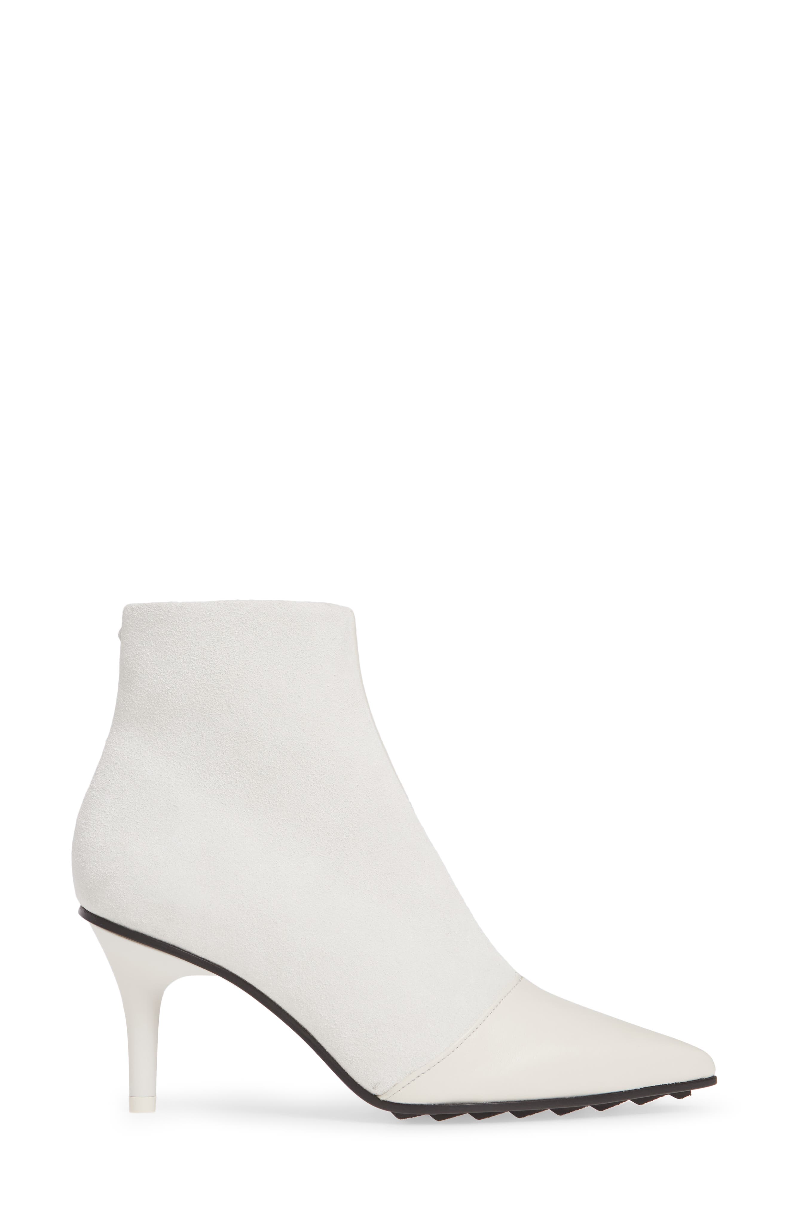 Beha Pointed Toe Bootie, Alternate, color, WHITE