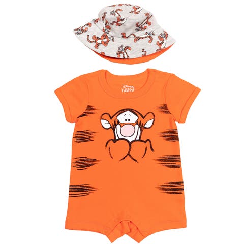 Winnie the Pooh 2-Piece Romper and Bucket Hat Set (Baby)