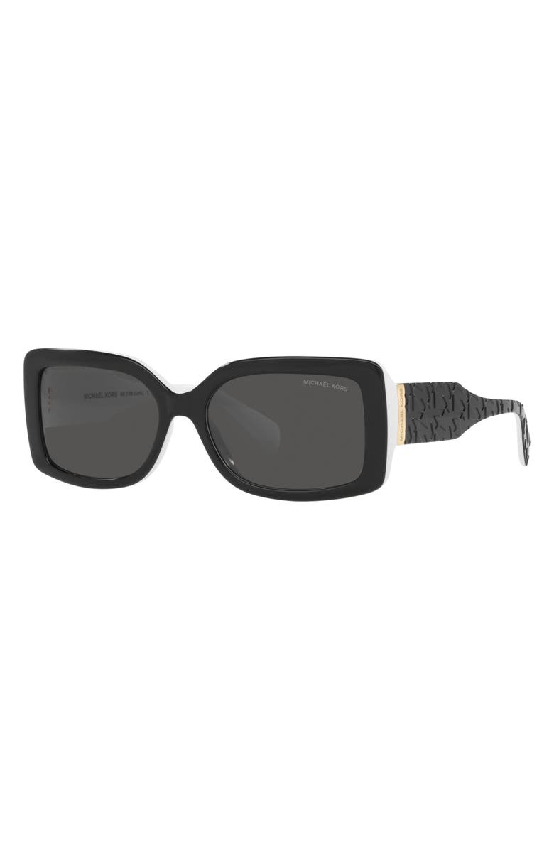 Michael Kors Corfu 56mm Rectangular Sunglasses, Alternate, color,