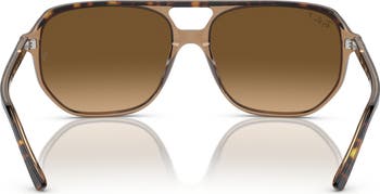 Bill One 57mm Gradient Polarized Irregular Sunglasses