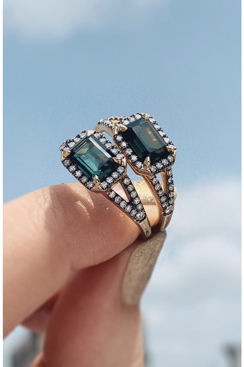 Etherea Ring, Alternate, color, YELLOW GOLD/ SAPPHIRE