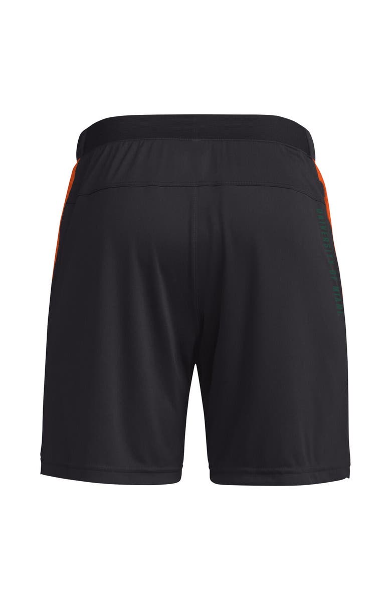 adidas Men's adidas Black Miami Hurricanes Designed for Training 7" AEROREADY Shorts, Alternate, color, Black