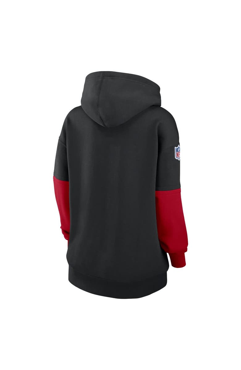 Nike Women's Nike Black Atlanta Falcons 2024 Sideline Essential Fleece Pullover Hoodie, Alternate, color, Black