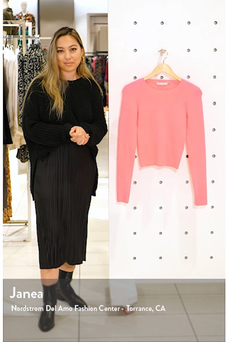Ciara Ribbed Crop Sweater video