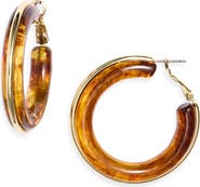 Nordstrom Resin Hoop Earrings