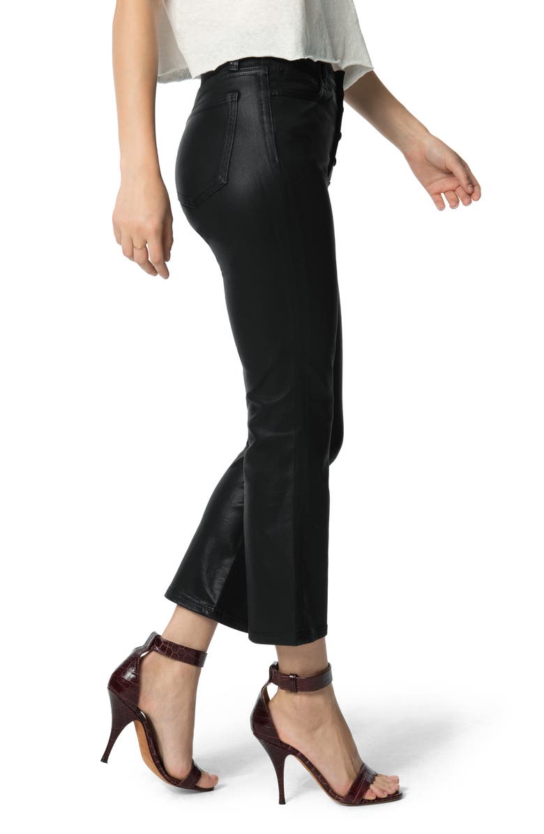 Joe's The Callie Coated High Waist Crop Flare Jeans, Alternate, color,